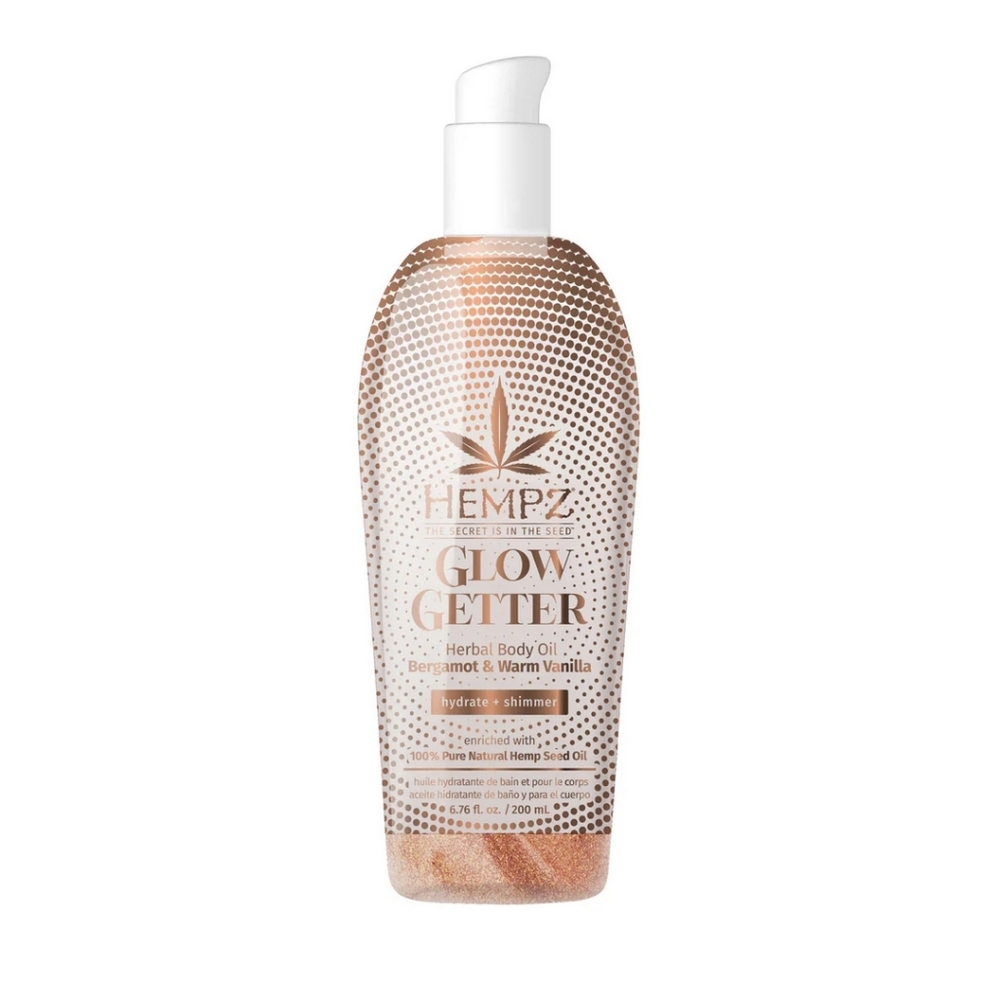 Hempz Glow Getter Herbal Body Oil with Shimmer